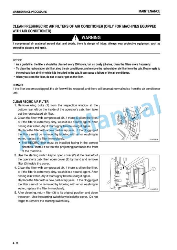 Komatsu PC800-8E0, PC800LC-8E0, PC800SE-8E0, PC850-8E0, PC850SE-8E0 Hydraulic Excavator Operation and Maintenance Manual TEN01085-01-5