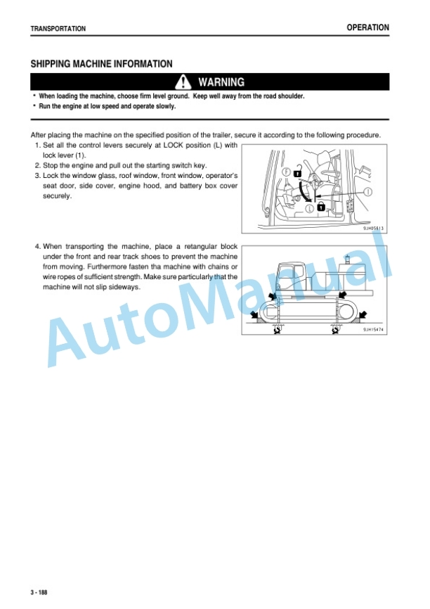 Komatsu PC800-8R1, PC800LC-8R1, PC800SE-8R1, PC850-8R1, PC850SE-8R1 Hydraulic Excavator Operation and Maintenance Manual PEN01815-01-4