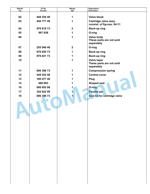 Komatsu PC8000-1 Hydraulic Excavator Parts Manual G12029-3