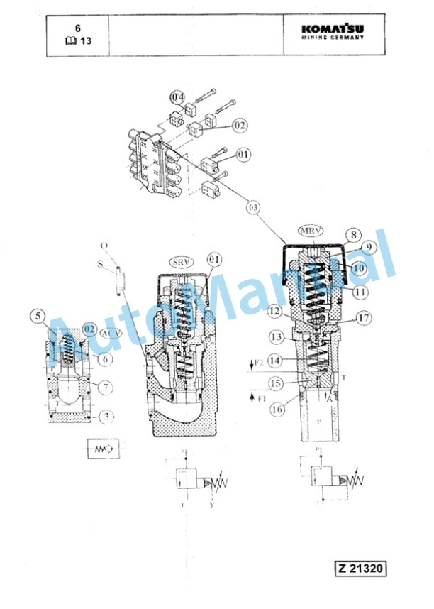 Komatsu PC8000-1E Hydraulic Excavator Service Manual-3