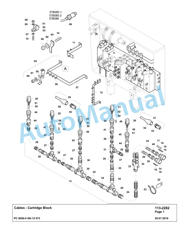 Komatsu PC8000-6 Hydraulic Excavator Parts Manual G12073-4
