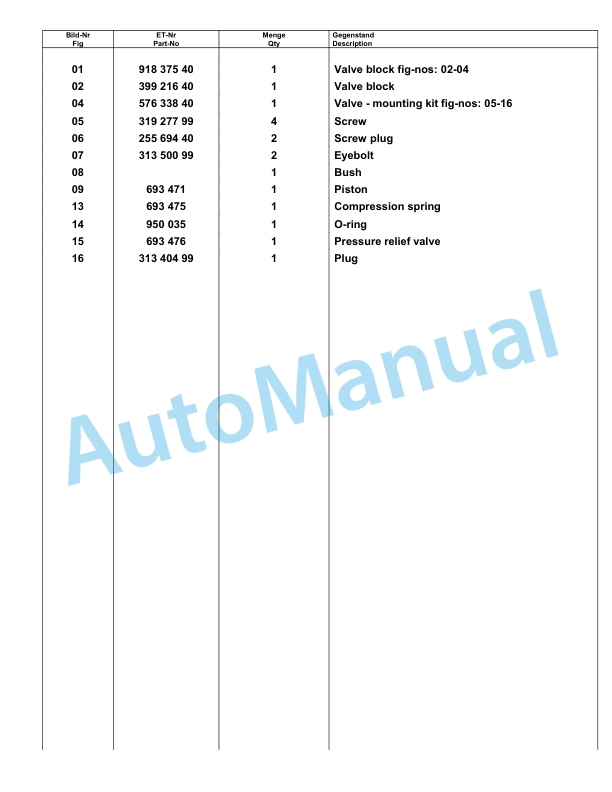 Komatsu PC8000-6 Hydraulic Excavator Parts Manual G12073-5