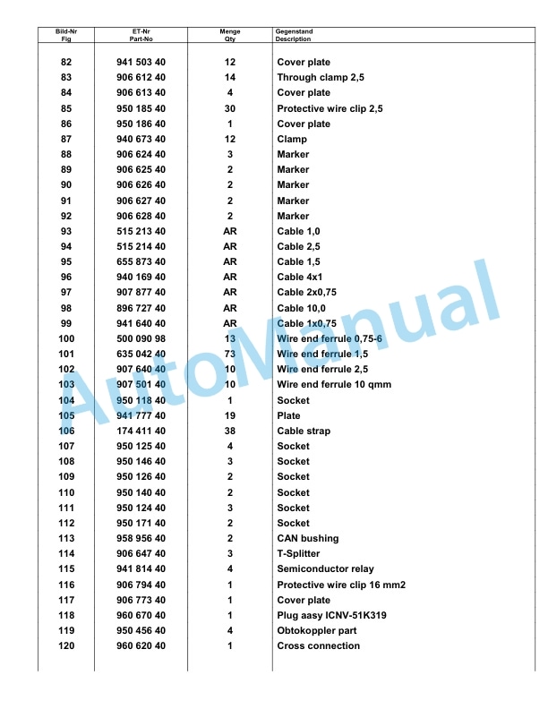 Komatsu PC8000-6 Hydraulic Excavator Parts Manual G12079-4