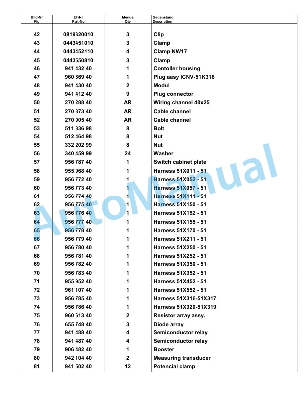 Komatsu PC8000-6 Hydraulic Excavator Parts Manual G12083-4