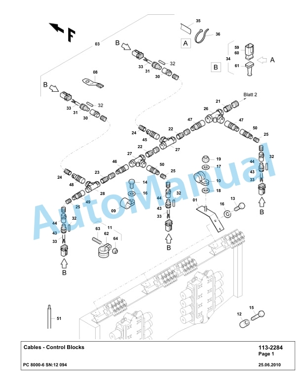 Komatsu PC8000-6 Hydraulic Excavator Parts Manual G12094-4