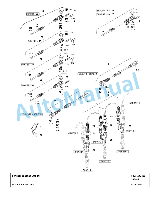 Komatsu PC8000-6 Hydraulic Excavator Parts Manual G12098-4