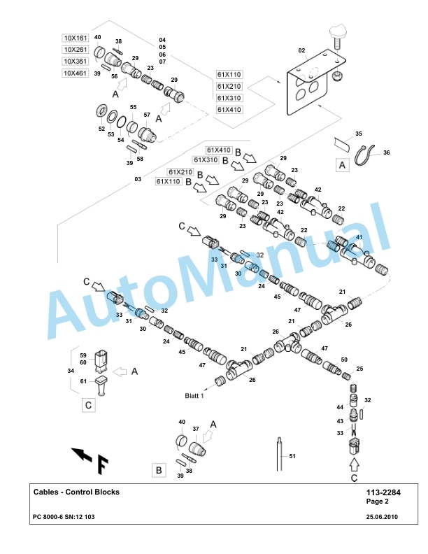 Komatsu PC8000-6 Hydraulic Excavator Parts Manual G12103-4