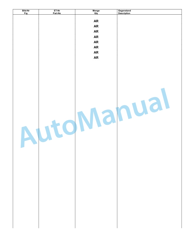 Komatsu PC8000-6 Hydraulic Excavator Parts Manual G12112-2