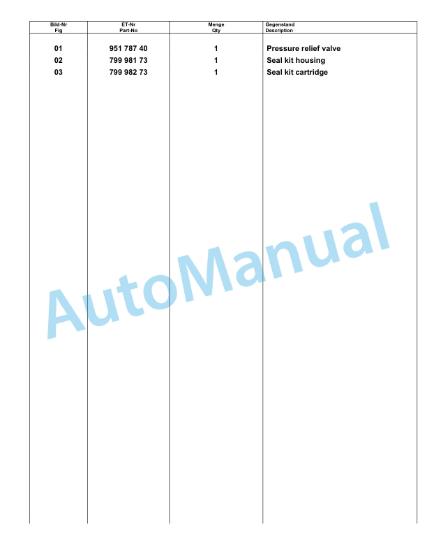 Komatsu PC8000-6 Hydraulic Excavator Parts Manual G12113-5