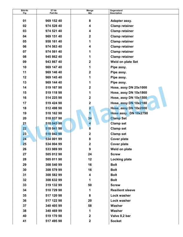 Komatsu PC8000-6 Hydraulic Excavator Parts Manual G12115-3