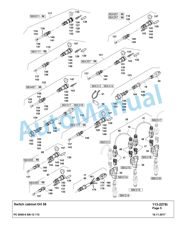 Komatsu PC8000-6 Hydraulic Excavator Parts Manual G12115-4