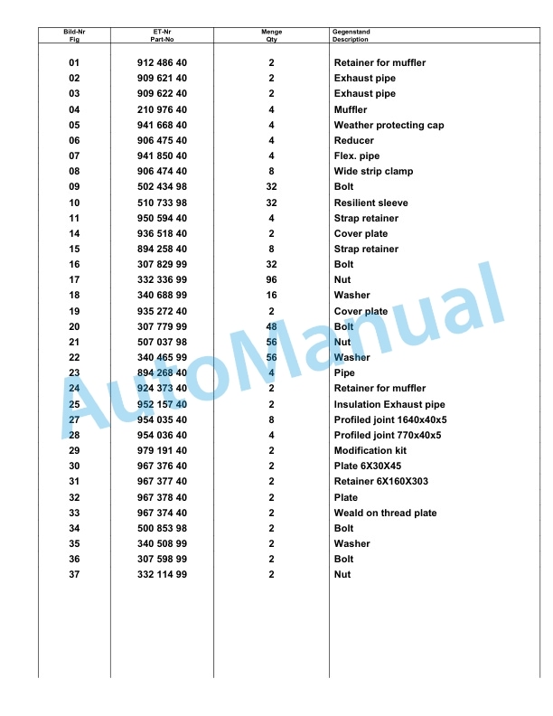 Komatsu PC8000-6 Hydraulic Excavator Parts Manual G12116-2