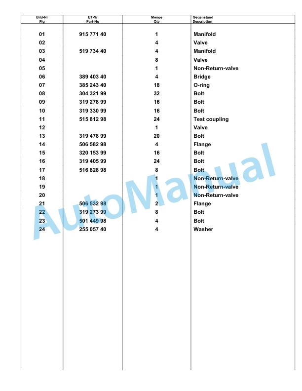 Komatsu PC8000-6E Hydraulic Excavator Parts Manual G12059-2