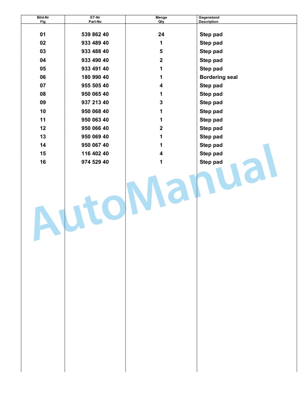 Komatsu PC8000-6E Hydraulic Excavator Parts Manual G12076-3