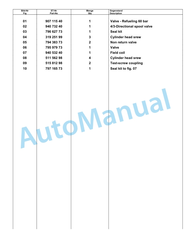 Komatsu PC8000-6E Hydraulic Excavator Parts Manual G12085-5