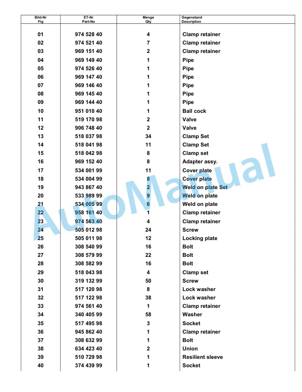 Komatsu PC8000-6E Hydraulic Excavator Parts Manual G12086-2