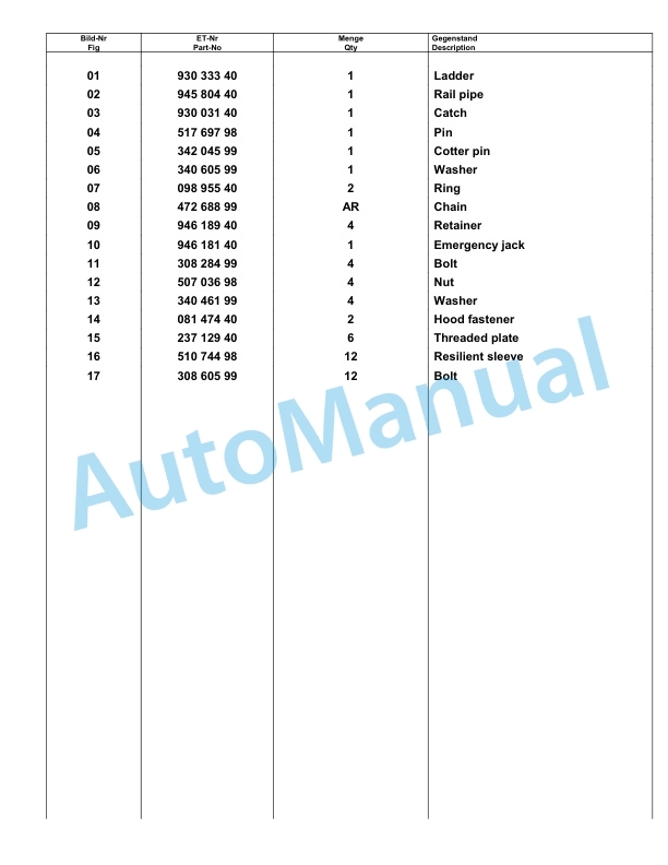 Komatsu PC8000-6E Hydraulic Excavator Parts Manual G12087-3