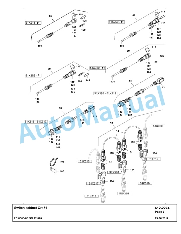Komatsu PC8000-6E Hydraulic Excavator Parts Manual G12090-4