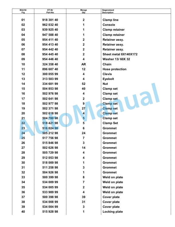 Komatsu PC8000-6E Hydraulic Excavator Parts Manual G12091-2