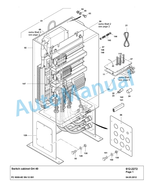 Komatsu PC8000-6E Hydraulic Excavator Parts Manual G12091-4