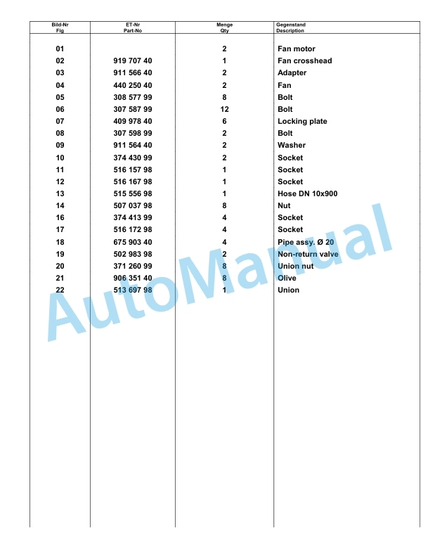 Komatsu PC8000-6E Hydraulic Excavator Parts Manual G12092-2