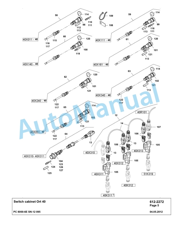 Komatsu PC8000-6E Hydraulic Excavator Parts Manual G12095-4