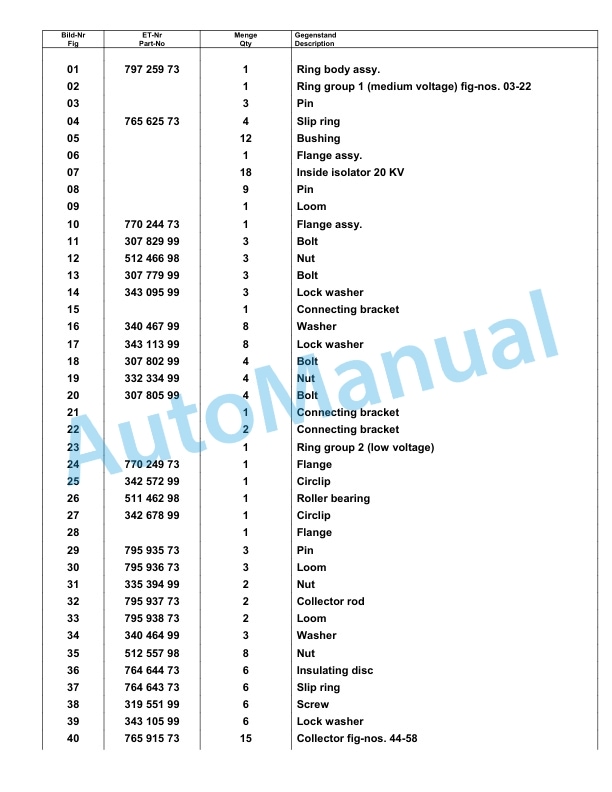 Komatsu PC8000-6E Hydraulic Excavator Parts Manual G12095-5