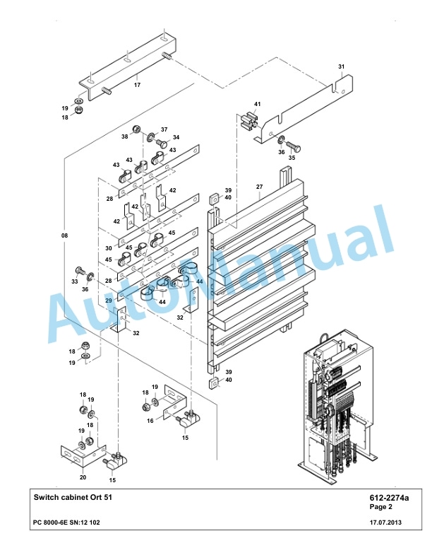 Komatsu PC8000-6E Hydraulic Excavator Parts Manual G12102-4