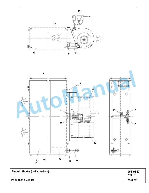 Komatsu PC8000-6E Hydraulic Excavator Parts Manual G12102-5