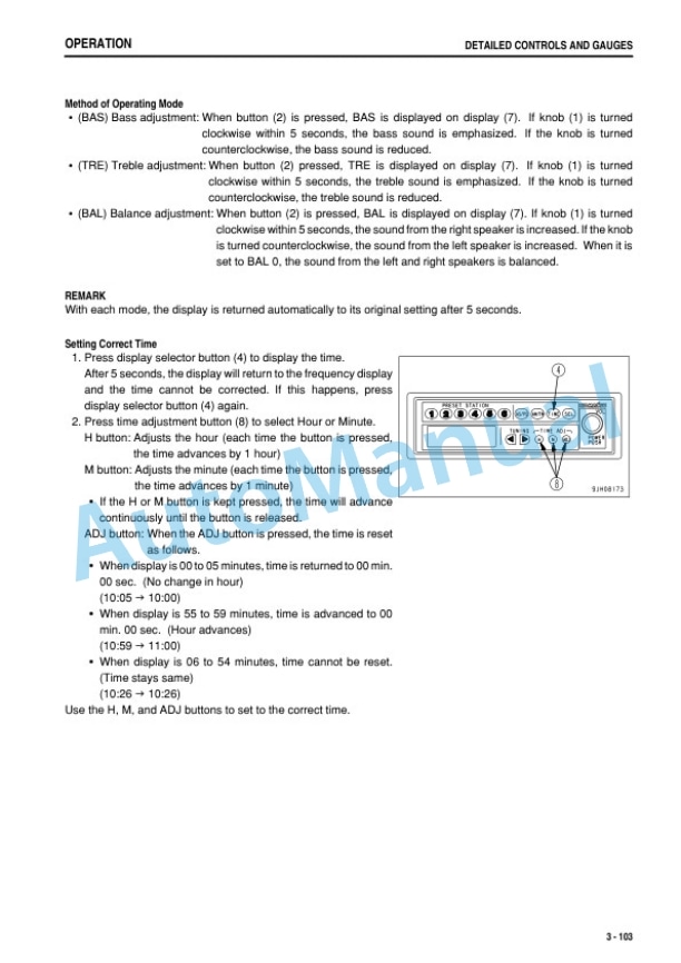 Komatsu PC800SE-8E0 Hydraulic Excavator Operation and Maintenance Manual PEN01628-03-3