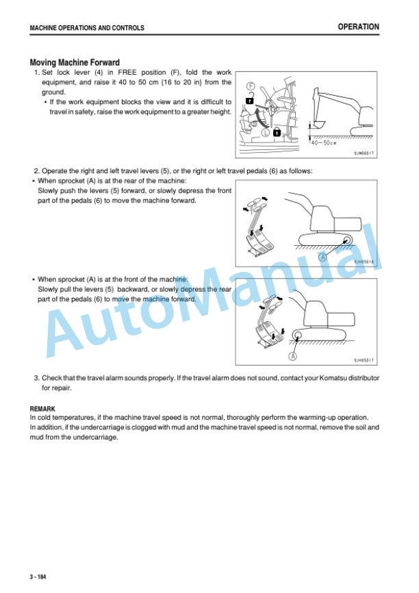 Komatsu PC800SE-8E0 Hydraulic Excavator Operation and Maintenance Manual PEN01628-03-4