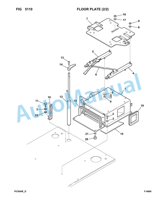 Komatsu PC95R-2 USA Hydraulic Excavator Parts Manual 21D5220114-Up-3