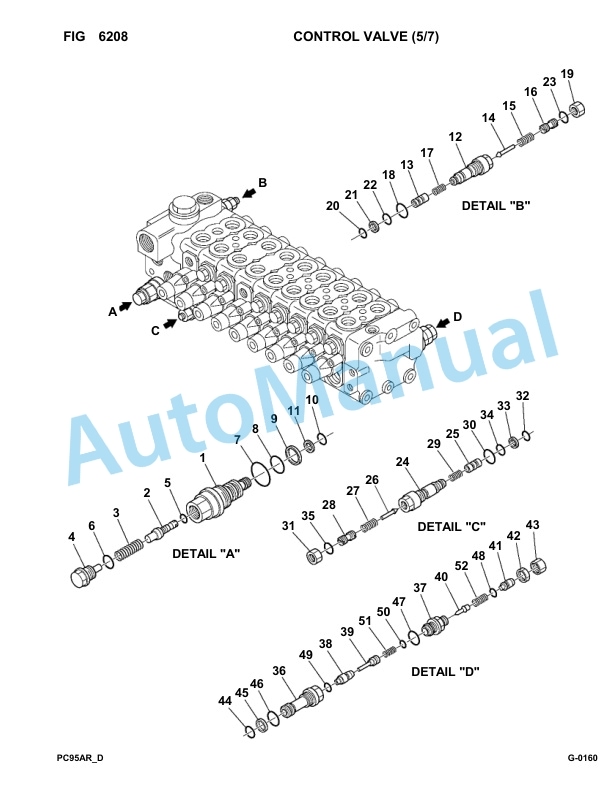 Komatsu PC95R-2 USA Hydraulic Excavator Parts Manual 21D5220114-Up-4