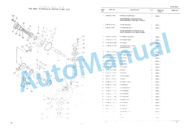Komatsu PF55L-1 Parts Manual PEPBF2050101-4