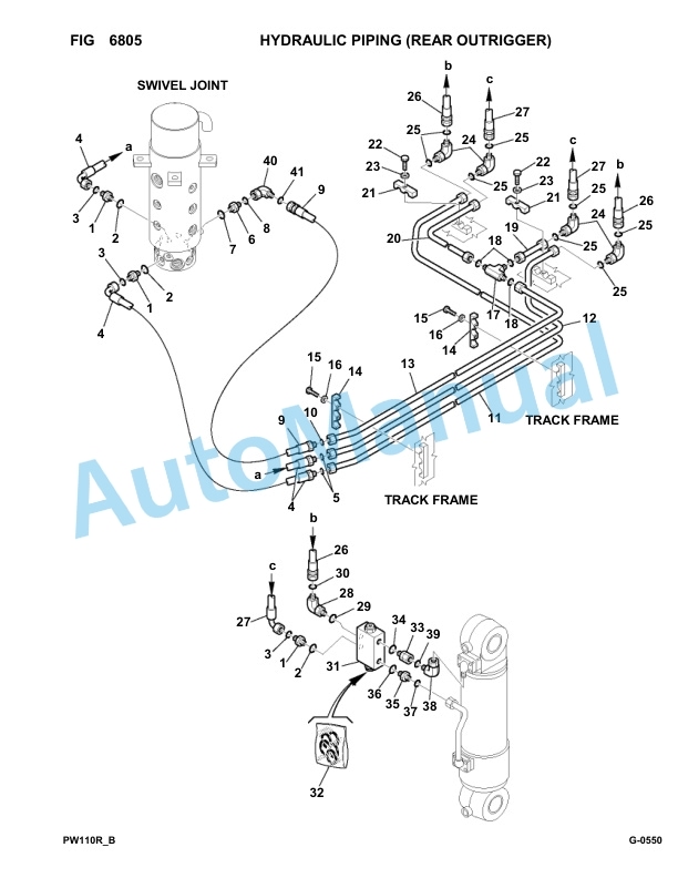 Komatsu PW110R-1 Hydraulic Excavator Parts Manual 2260010001-UP-5