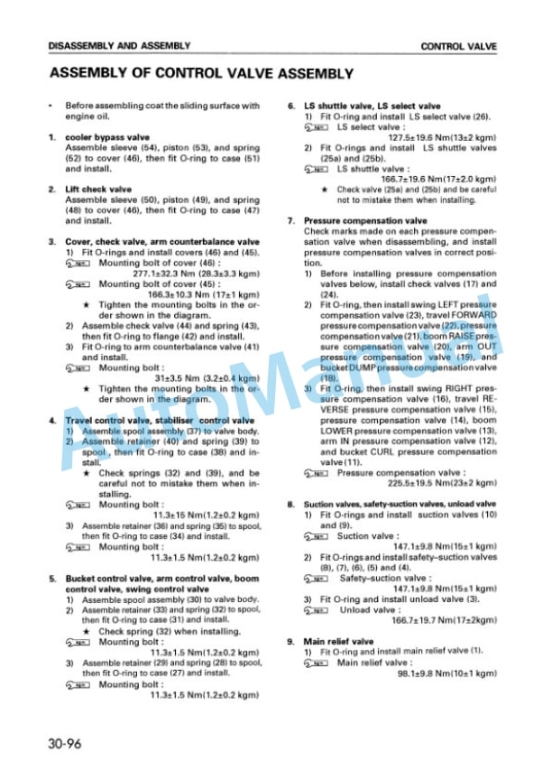 Komatsu PW130-6K Wheeled Excavator Shop Manual EEBM000403-5