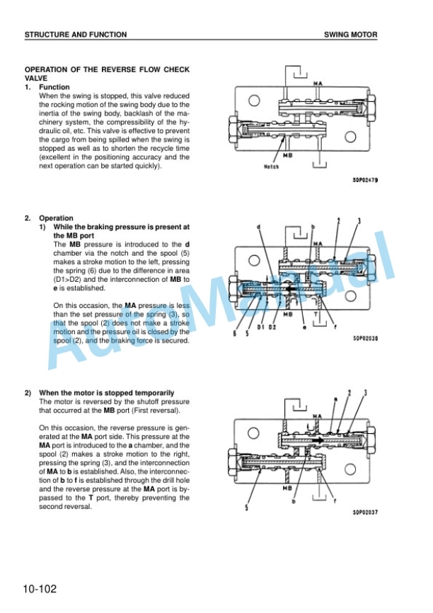 Komatsu PW130ES-6K Hydraulic Excavator Shop Manual UEBM001201-2