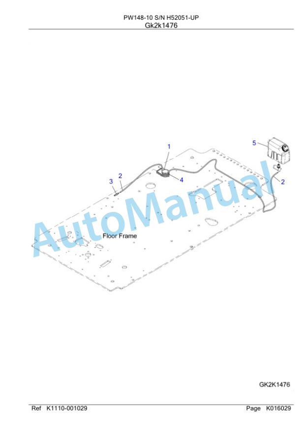 Komatsu PW148-10 Wheeled Excavator Parts Manual PC0000766H-3