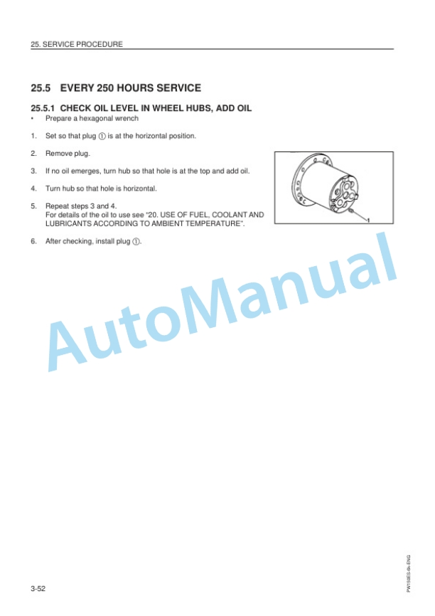 Komatsu PW150ES-6K Hydraulic Excavator Operation and Maintenance Manual UEAM000101-5