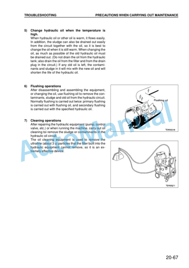 Komatsu PW150ES-6K Hydraulic Excavator Shop Manual UEBM000401-3