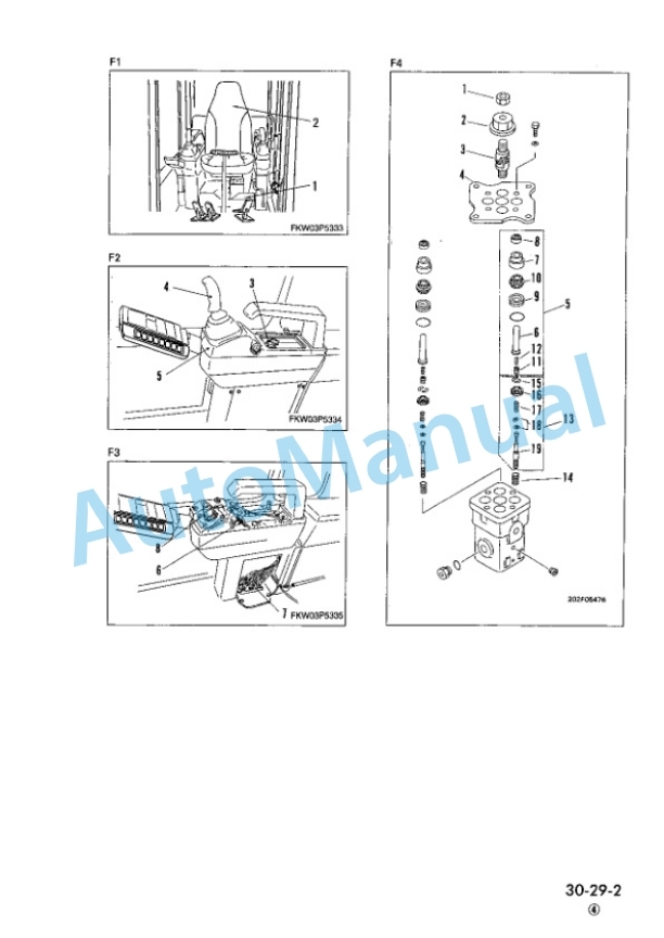 Komatsu PW170-5K Wheeled Excavator Shop Manual EEBM000106-4