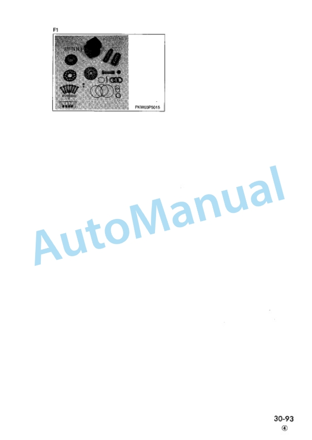 Komatsu PW170-5K Wheeled Excavator Shop Manual EEBM000106-5