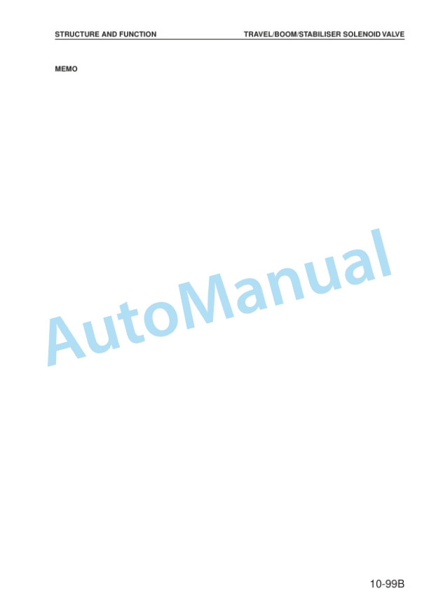 Komatsu PW170ES-6K Hydraulic Excavator Shop Manual EEBM001601-2