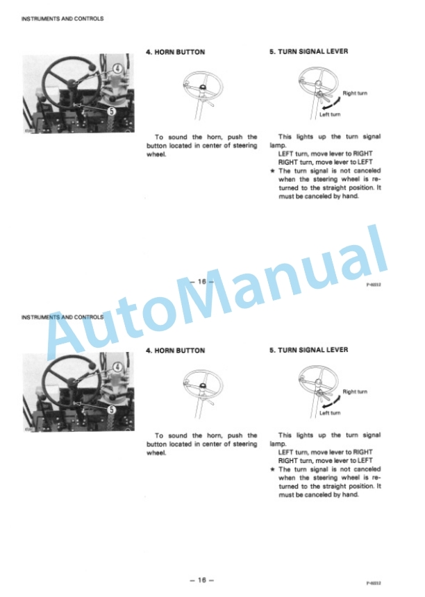 Komatsu PW30-1 Hydraulic Excavator Operation and Maintenance Manual SEAM021F0100-2