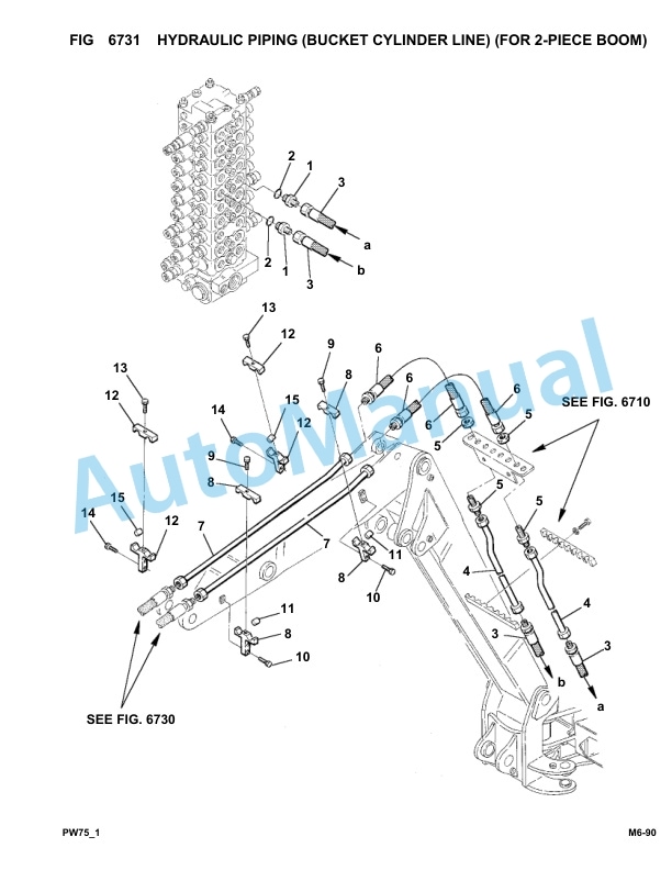 Komatsu PW75-1 Hydraulic Excavator Parts Manual 0000001-UP-5