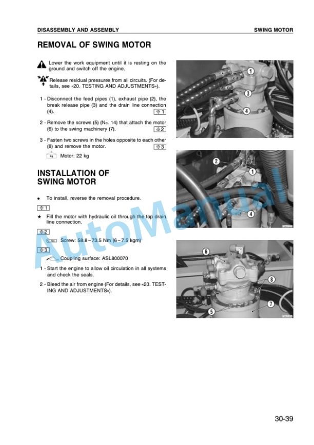 Komatsu PW75-1 Hydraulic Excavator Shop Manual WEBM000600-4