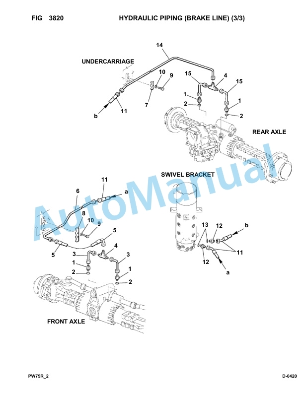 Komatsu PW75R-2 Hydraulic Excavator Parts Manual 22E0200001-up-3
