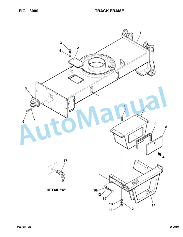 Komatsu PW75R-2 Hydraulic Excavator Parts Manual 22E0210001-up-2