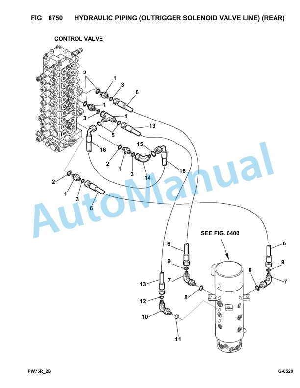Komatsu PW75R-2 Hydraulic Excavator Parts Manual 22E0210001-up-5