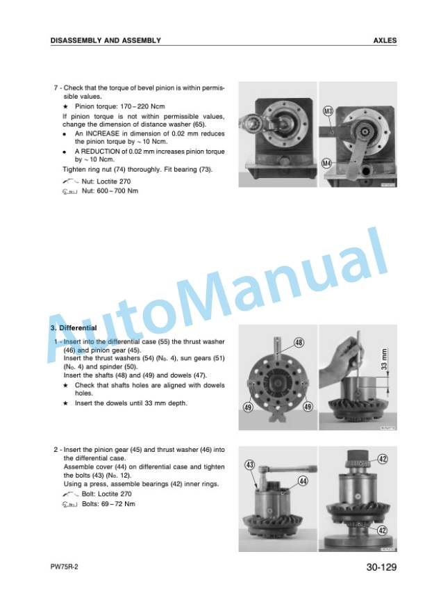 Komatsu PW75R-2 Hydraulic Excavator Shop Manual WEBM001600-5